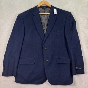 NEW Jos A Bank Executive Tailored‎ Fit Wool/Silk Blazer Jacket Mens 48R Flannel